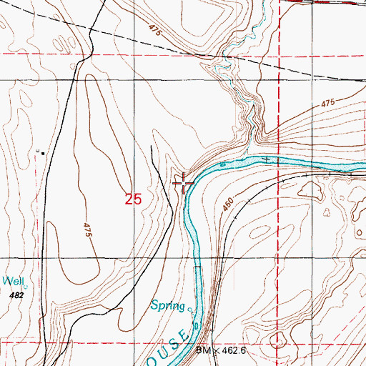 Topographic Map of Mason Draw, WA