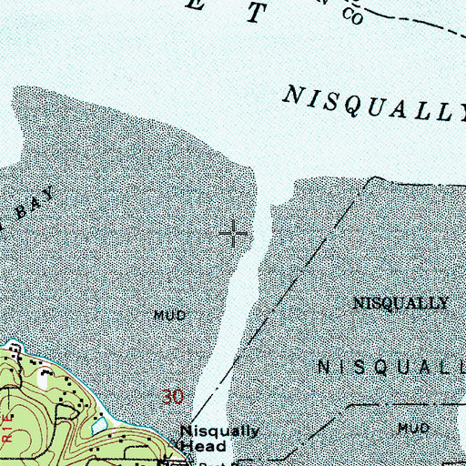Topographic Map of McAllister Creek, WA
