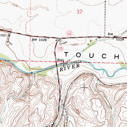 Topographic Map of McKay Creek, WA
