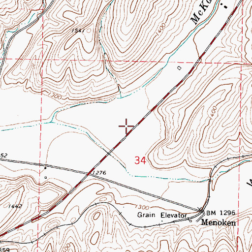 Topographic Map of McKay Hollow, WA