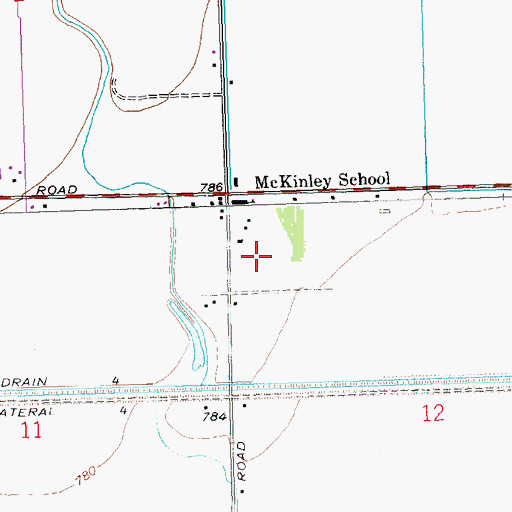 Topographic Map of Heritage University, WA