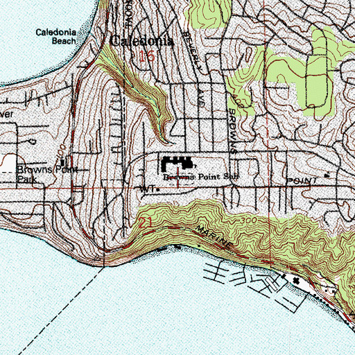 Topographic Map of Meeker Junior High School, WA