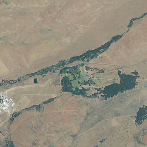 Aerial/Satellite Image of Mool Mool Spring, WA