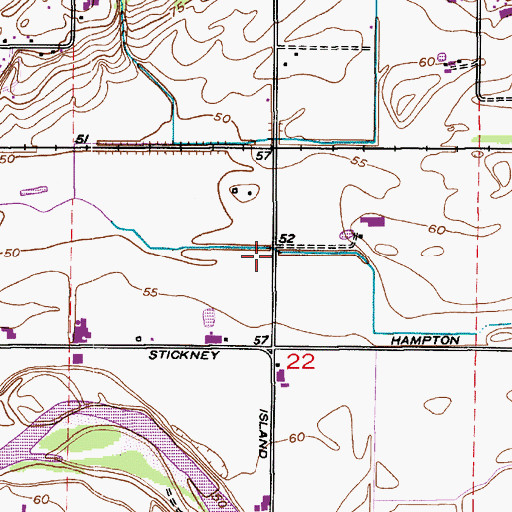 Topographic Map of Mormon Ditch, WA