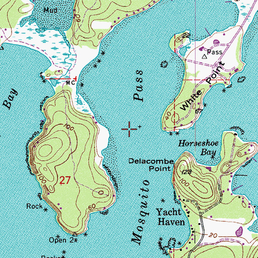 Topographic Map of Mosquito Pass, WA