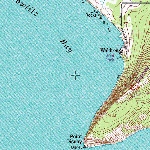 Topographic Map of Mouatt Reef, WA