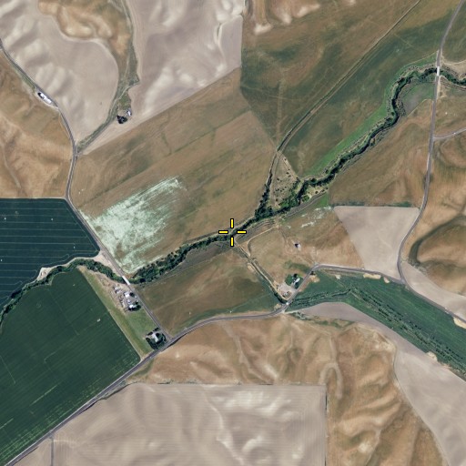 Aerial/Satellite Image of Mud Creek, WA