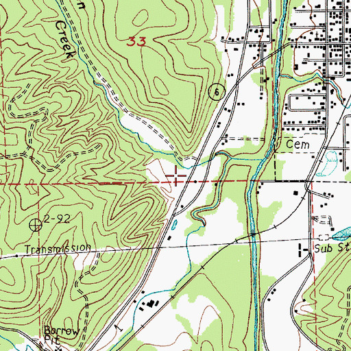 Topographic Map of Mullers Canyon, WA
