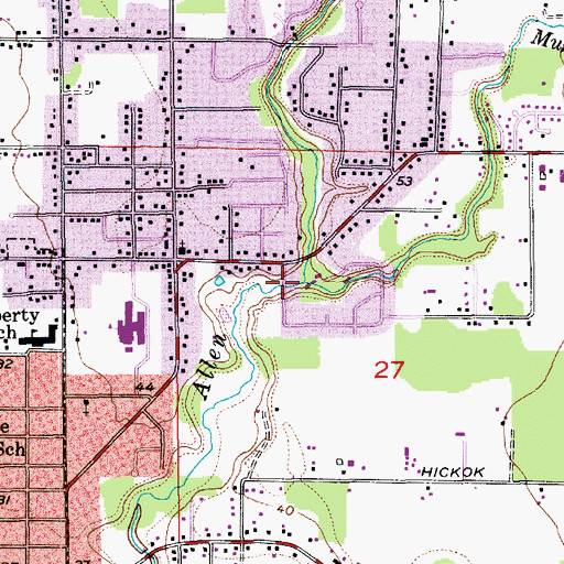 Topographic Map of Munson Creek, WA