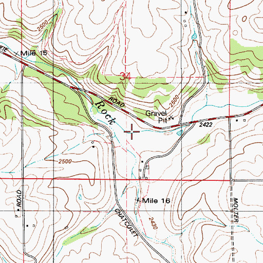 Topographic Map of Murphy Creek, WA