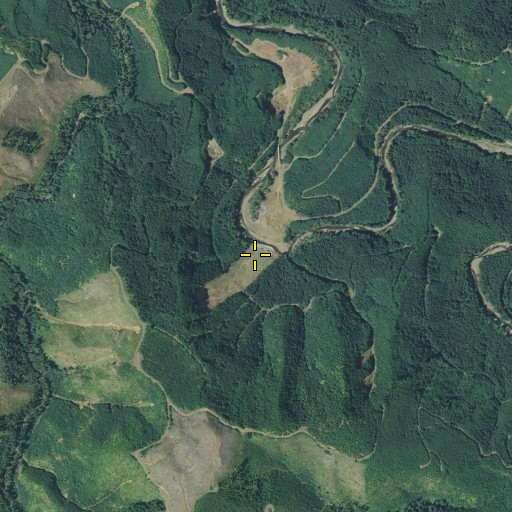 Aerial/Satellite Image of Murphys Hole, WA