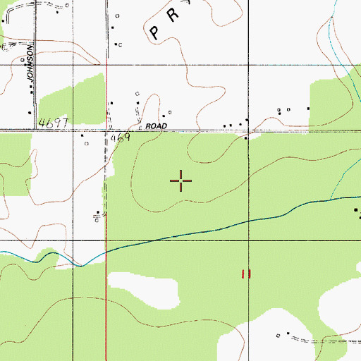 Topographic Map of Napavine Prairie, WA
