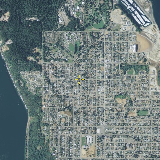 Aerial/Satellite Image of Nelson Bennett Tunnel, WA