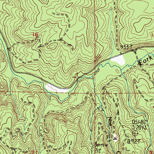 Topographic Map of Noe Creek, WA