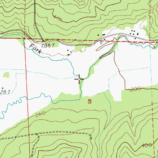 Topographic Map of North Fork Lincoln Creek, WA
