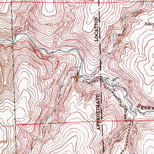 Topographic Map of North Fork Lmuma Creek, WA