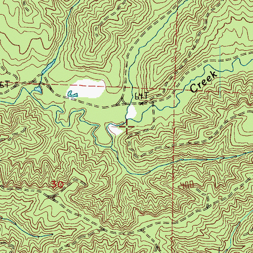 Topographic Map of North Fork Wilson Creek, WA