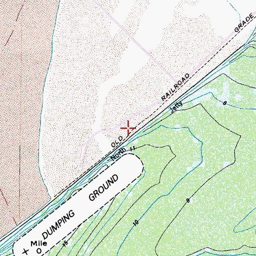Topographic Map of North Jetty, WA