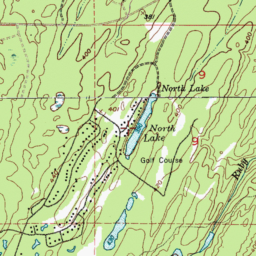 Topographic Map of North Lake, WA