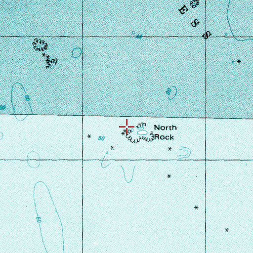 Topographic Map of North Rock, WA