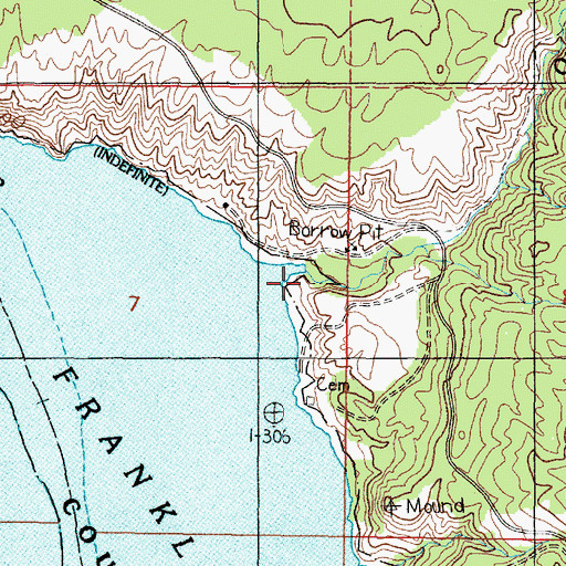 Topographic Map of Orazada Creek, WA