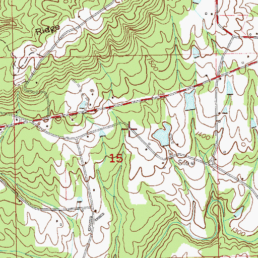 Topographic Map of Mays Gulf (historical), AL