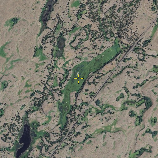 Aerial/Satellite Image of Owens Meadow, WA