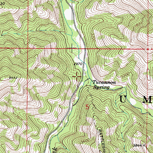 Topographic Map of Panjab Campground, WA