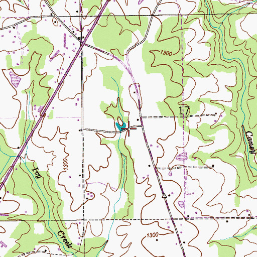 Topographic Map of Musgrove (historical), AL
