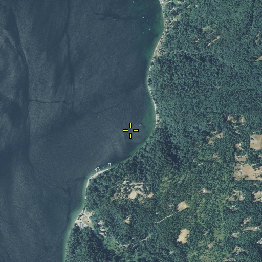 Aerial/Satellite Image of Paradise Cove, WA