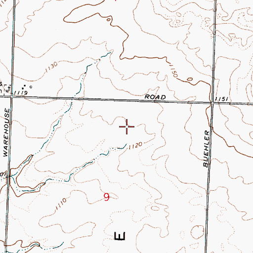Topographic Map of Paradise Flats, WA