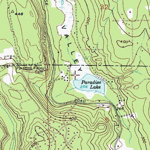 Topographic Map of Paradise Valley, WA