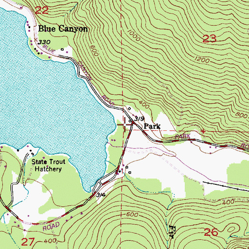 Topographic Map of Park, WA