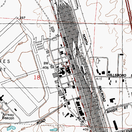 Topographic Map of Pasco Kindergarten, WA
