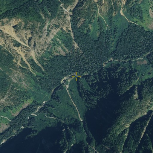 Aerial/Satellite Image of Pass Creek, WA