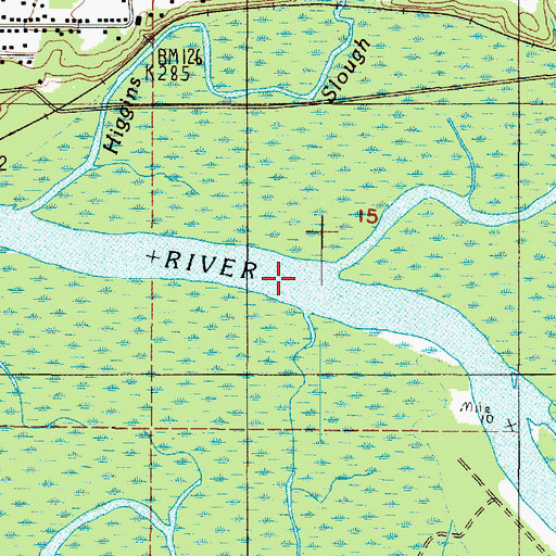 Topographic Map of Peels Slough, WA