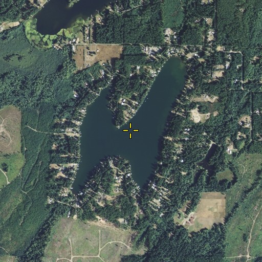 Aerial/Satellite Image of Phillips Lake, WA