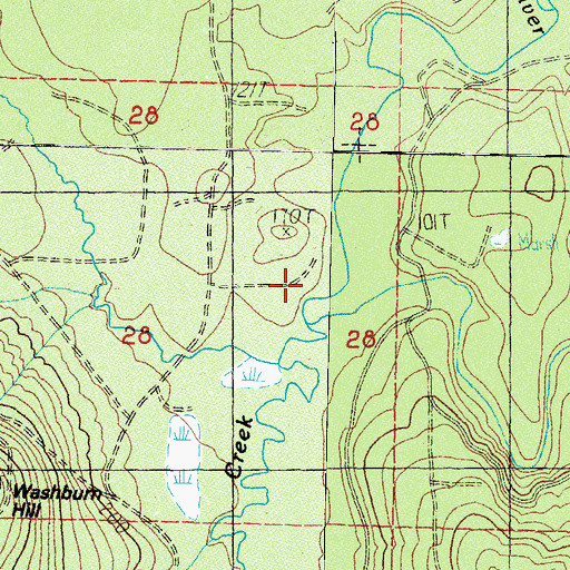 Topographic Map of Pilchuck Creek, WA