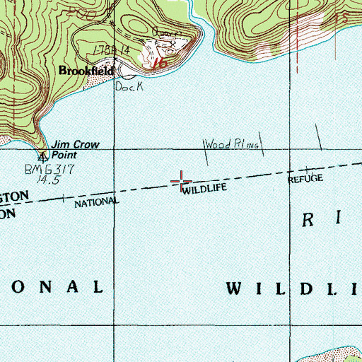 Topographic Map of Pillar Rock Upper Range, WA