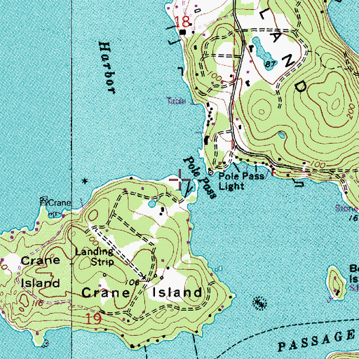Topographic Map of Pole Pass, WA