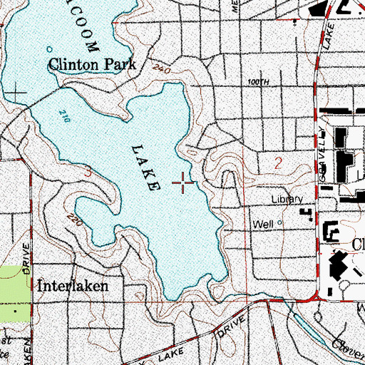 Topographic Map of Ponce De Leon Creek, WA