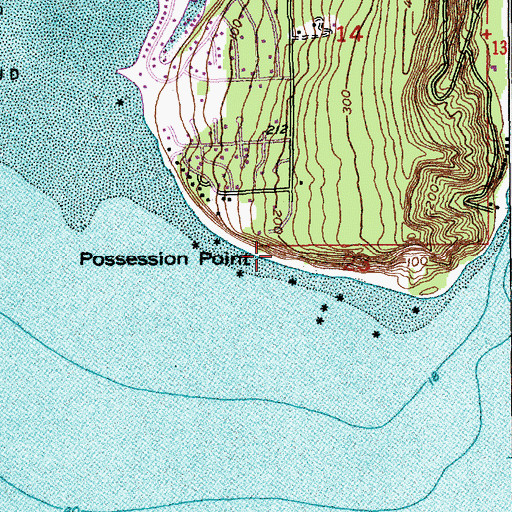 Topographic Map of Possession Point, WA