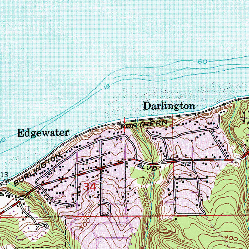 Topographic Map of Powder Mill Gulch, WA