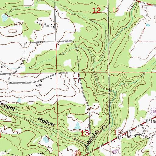 Topographic Map of Graham Chapel (historical), AL