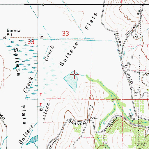 Topographic Map of Quinnamose Creek, WA