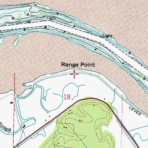 Topographic Map of Range Point, WA