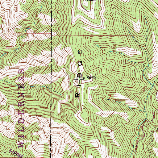 Topographic Map of Ray Ridge, WA