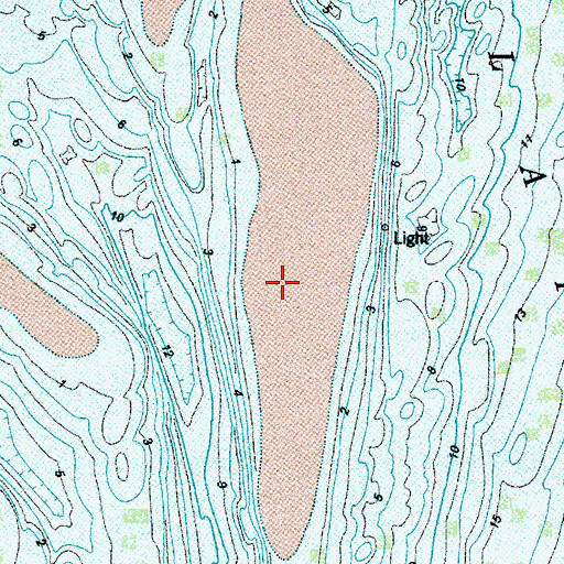 Topographic Map of Riddle Spit, WA