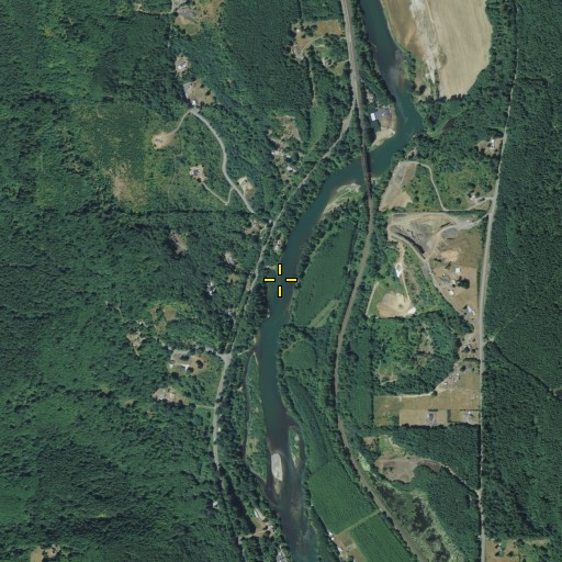 Aerial/Satellite Image of Rock Creek, WA