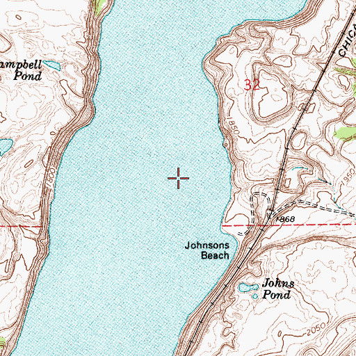 Topographic Map of Rock Lake, WA